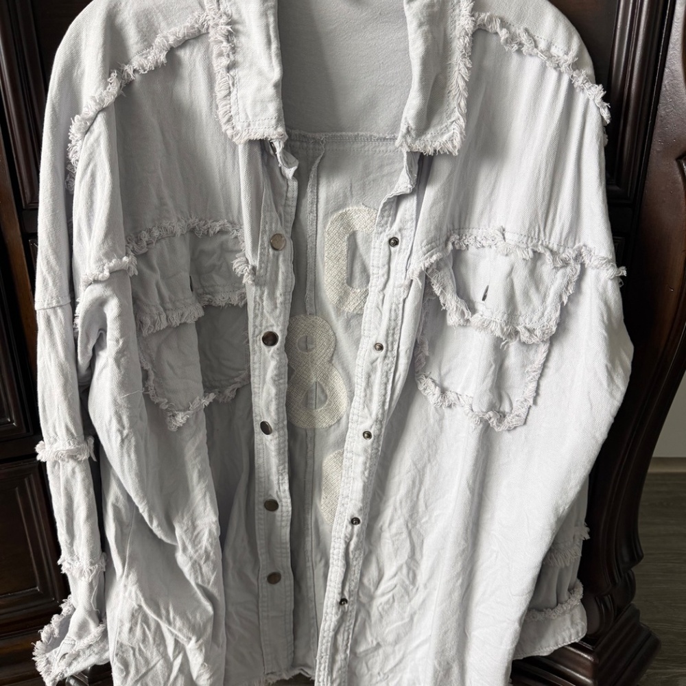 Elan Devan Button-Up Shacket/Jacket Size Medium M… - image 4